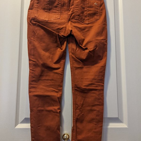 Rag & Bone Legging Jeans in Burnt Orange sz 25 - Picture 3 of 6